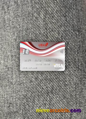 Guinea UBA visa platinum card photolook